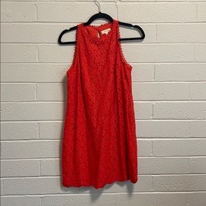 Monteau Red Lace Dress